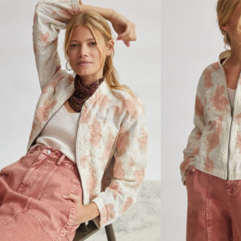 Tie-Dye Bomber Jacket - Anthropologie